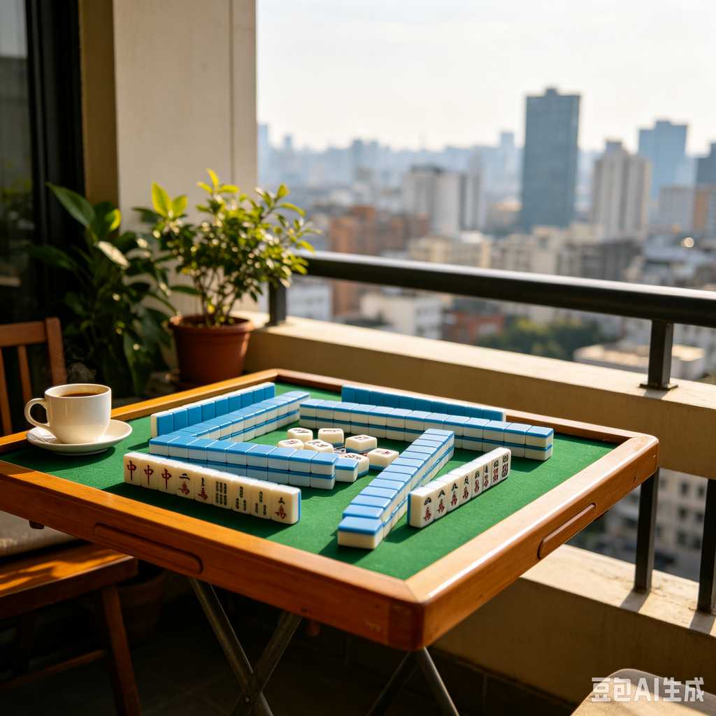 small foldable mahjong table