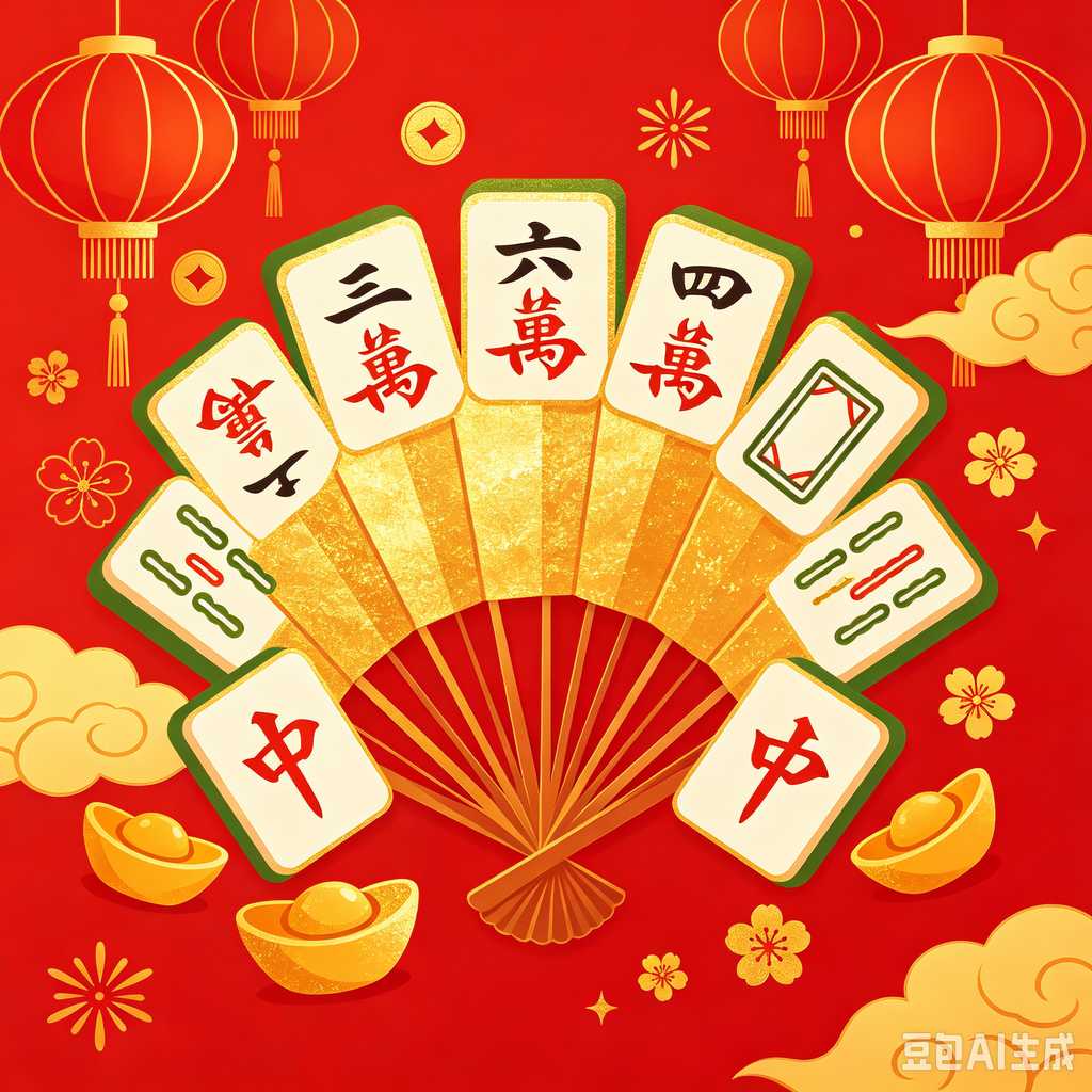 mahjong rule card included